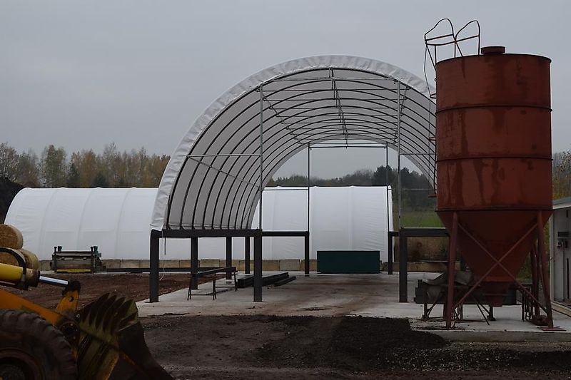 Lagerhalle от тип Sonstige Rundbogenhalle Zelthalle 12x9x4,5m Landwirtschaft 750 PVC Statik, Gebrauchtmaschine в Rodeberg OT Eigenrieden (Снимка 14)