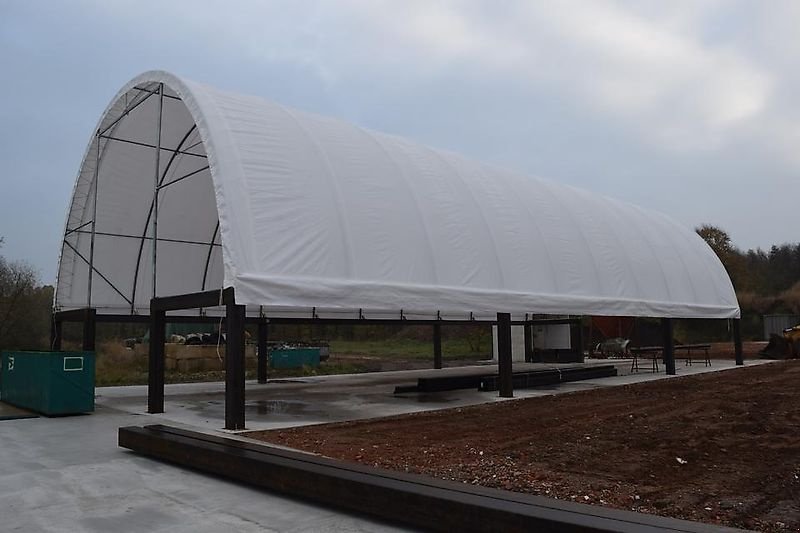 Lagerhalle от тип Sonstige Rundbogenhalle Zelthalle 12x9x4,5m Landwirtschaft 750 PVC Statik, Gebrauchtmaschine в Rodeberg OT Eigenrieden (Снимка 13)