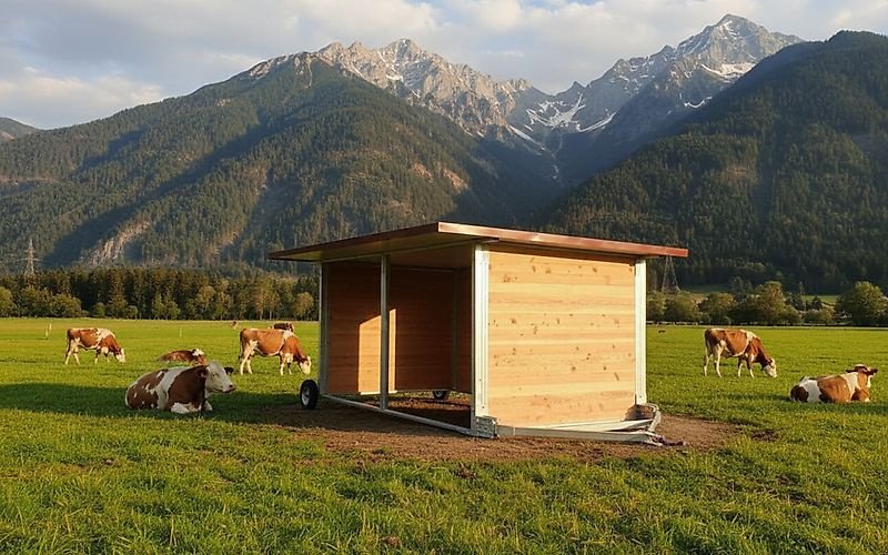 Lagerhalle del tipo Sonstige Weidehütte Unterstand mobil Tierunterstand Weideunterstand Pferde, Gebrauchtmaschine In Rodeberg OT Eigenrieden (Immagine 2)