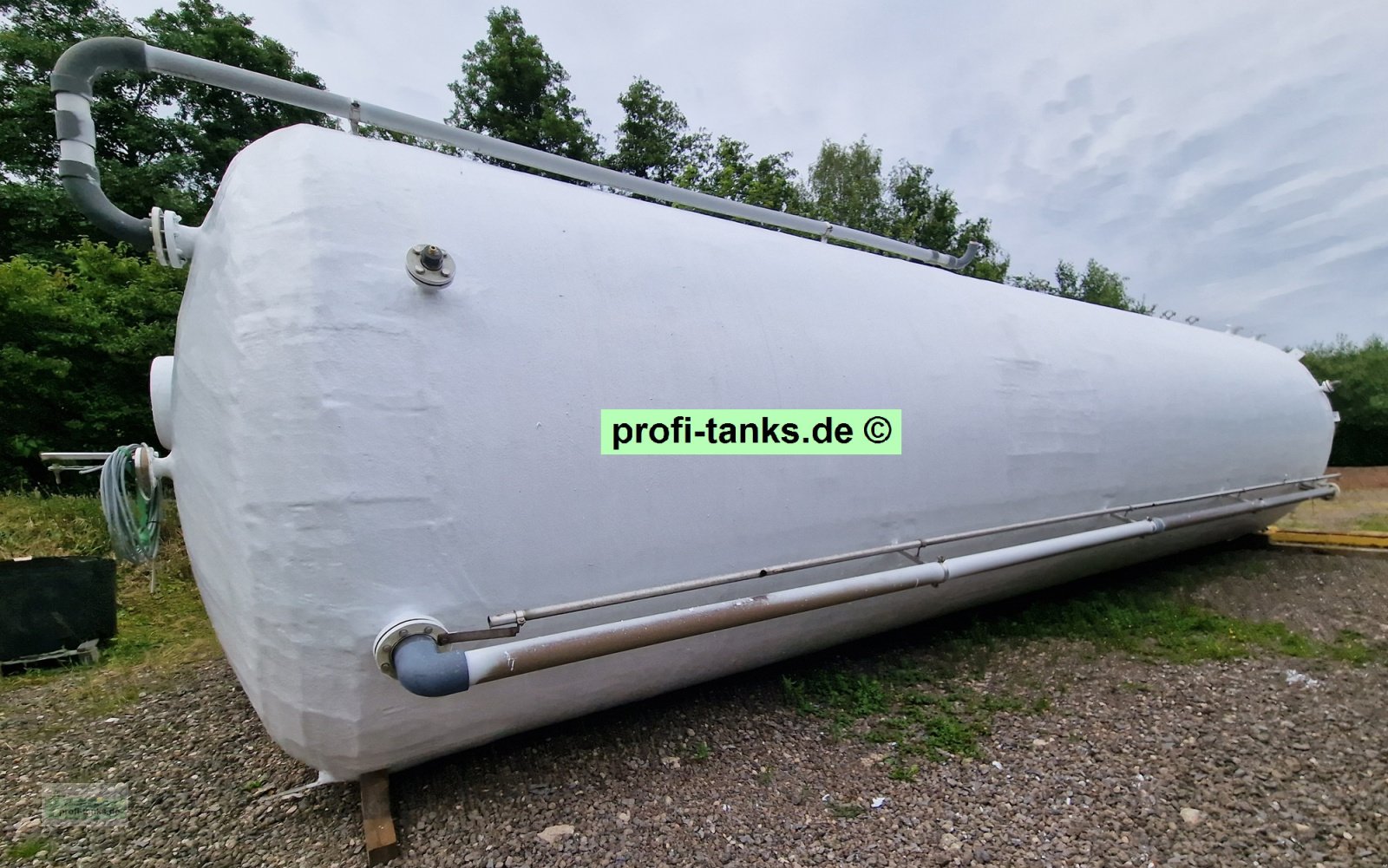 Lagertank typu Reich Tank P296 - gebrauchter ca. 80 m³ / 80.000 L Polyestertank, GFK-Tank, isoliert, stehend auf Flachboden, neu gestrichen, Gebrauchtmaschine v Hillesheim (Obrázek 5)