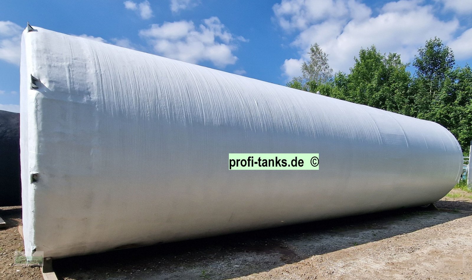Lagertank typu Reich Tank P296 - gebrauchter ca. 80 m³ / 80.000 L Polyestertank, GFK-Tank, isoliert, stehend auf Flachboden, neu gestrichen, Gebrauchtmaschine v Hillesheim (Obrázek 8)