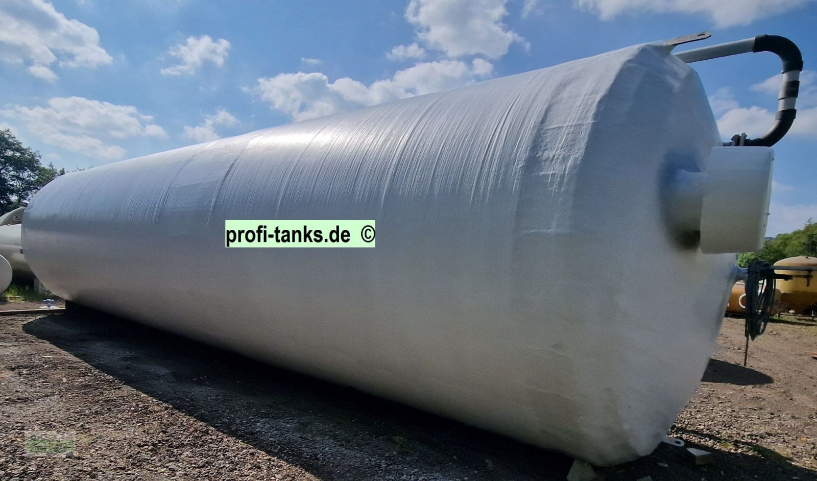 Lagertank typu Reich Tank P296 - gebrauchter ca. 80 m³ / 80.000 L Polyestertank, GFK-Tank, isoliert, stehend auf Flachboden, neu gestrichen, Gebrauchtmaschine v Hillesheim (Obrázek 12)