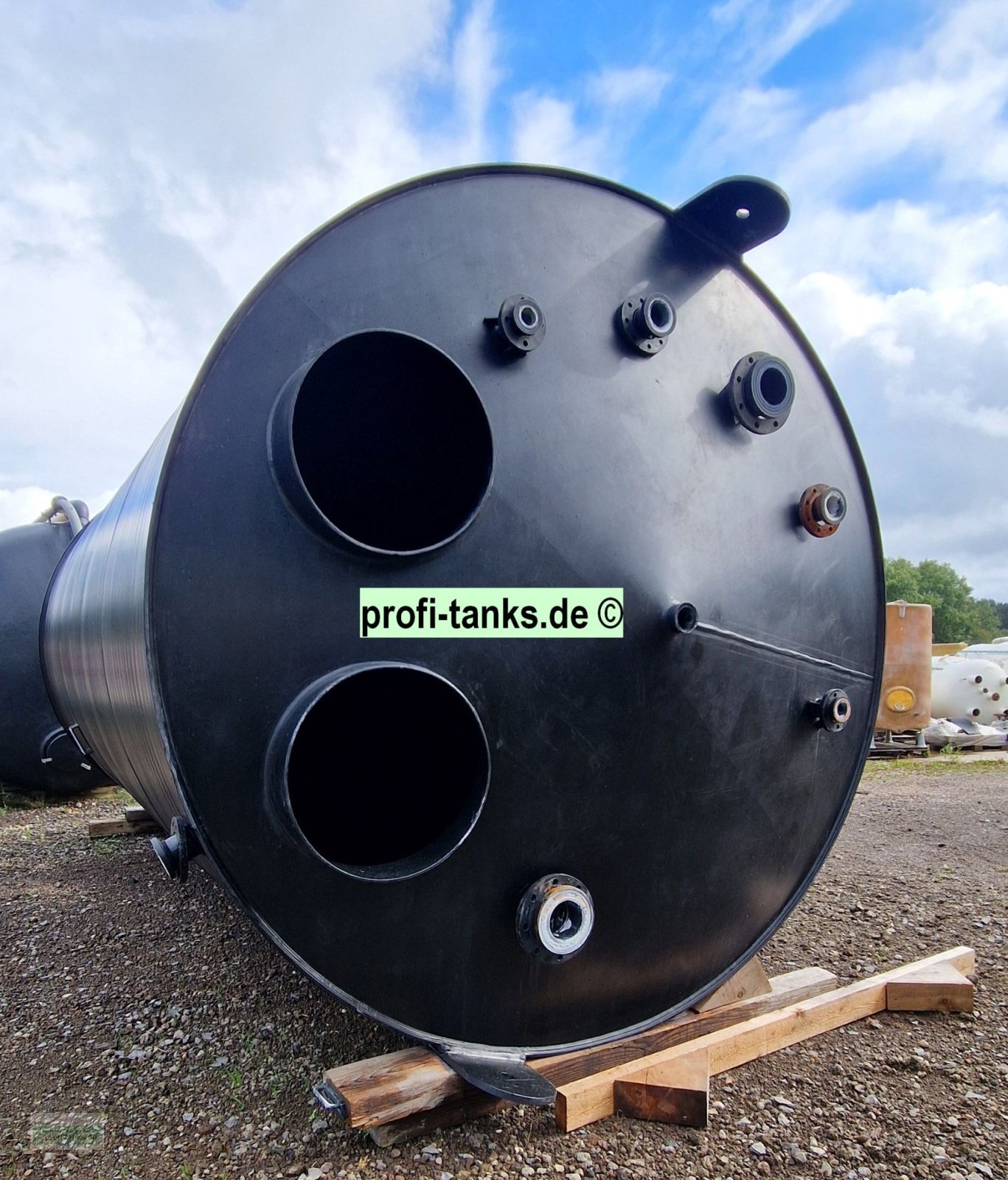 Lagertank des Typs Sonstige P432 gebrauchter 39.500 L Kunststofftank PE-100-Tank Wassertank Zisterne Chemietank, Gebrauchtmaschine in Hillesheim (Bild 4)