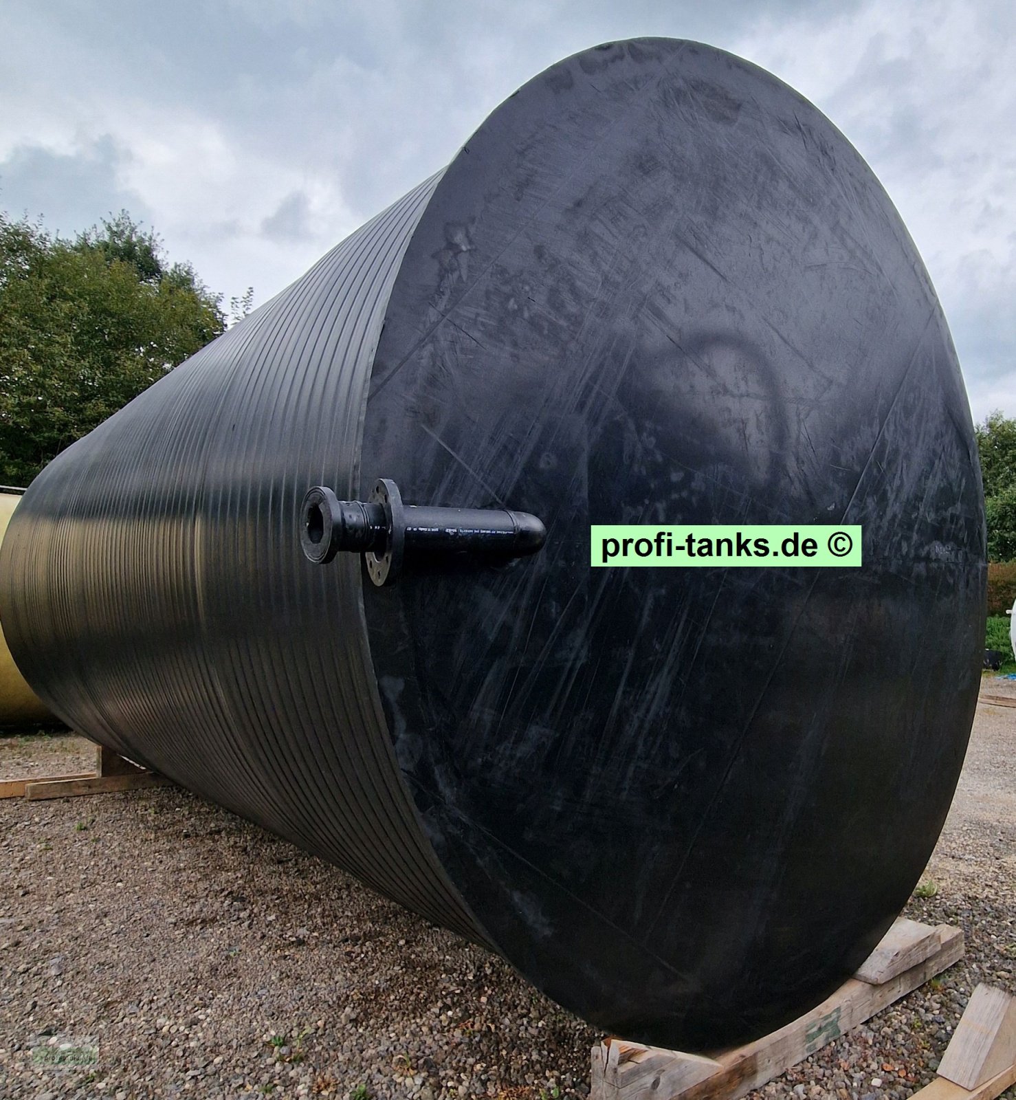 Lagertank des Typs Sonstige P432 gebrauchter 39.500 L Kunststofftank PE-100-Tank Wassertank Zisterne Chemietank, Gebrauchtmaschine in Hillesheim (Bild 9)
