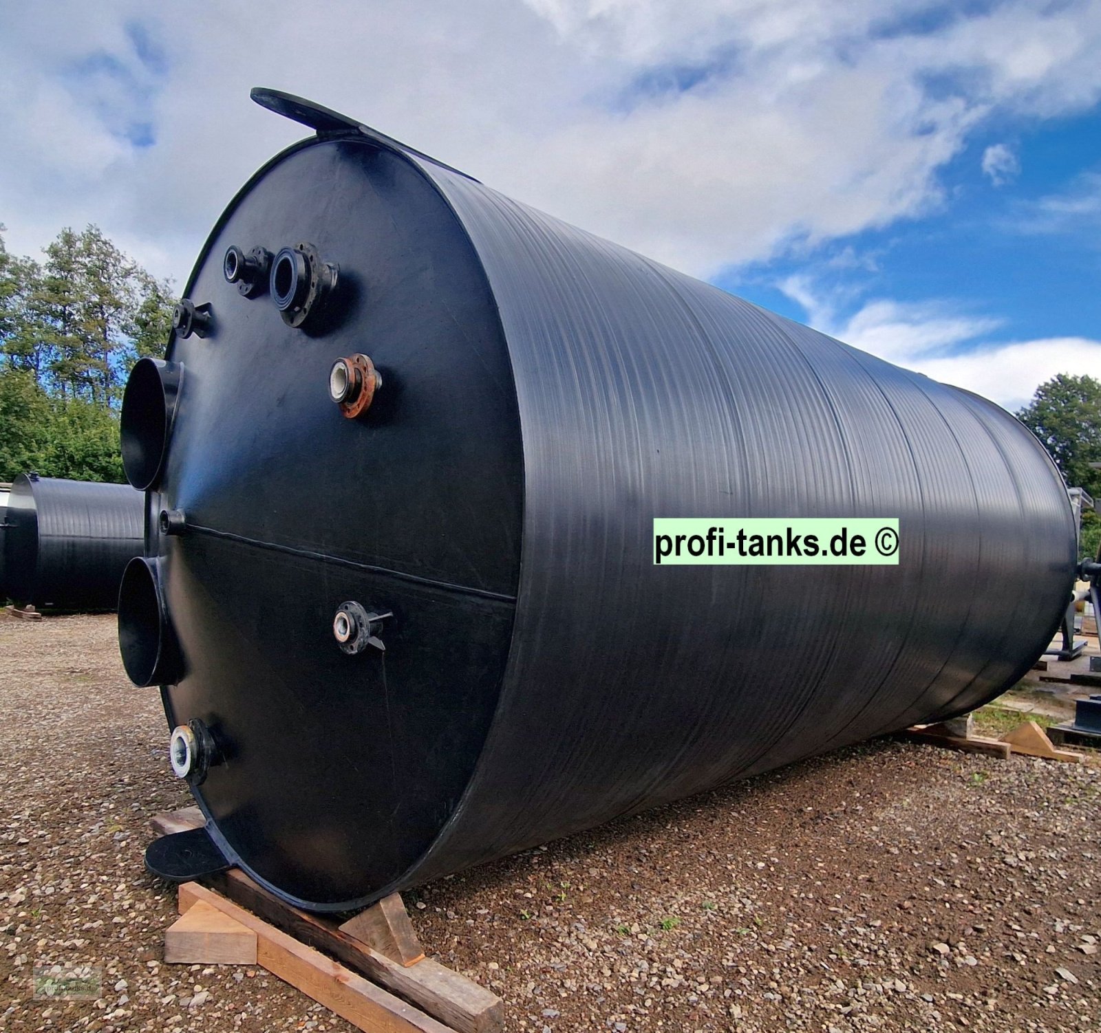 Lagertank des Typs Sonstige P432 gebrauchter 39.500 L Kunststofftank PE-100-Tank Wassertank Zisterne Chemietank, Gebrauchtmaschine in Hillesheim (Bild 10)