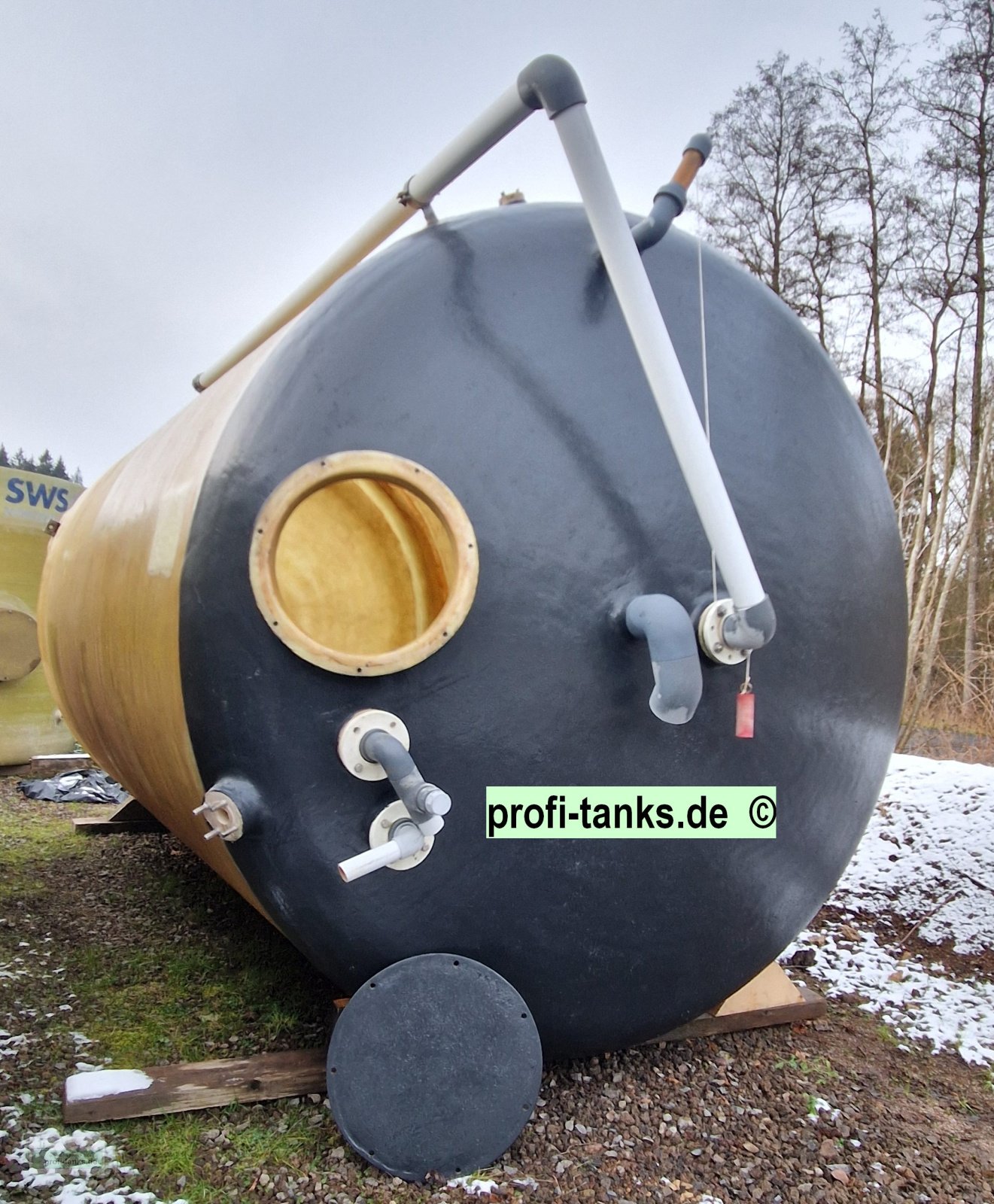 Lagertank του τύπου Sonstige P445 gebrauchter 35.000 L Polyestertank Regenwassertank Soletank, Gebrauchtmaschine σε Hillesheim (Φωτογραφία 3)