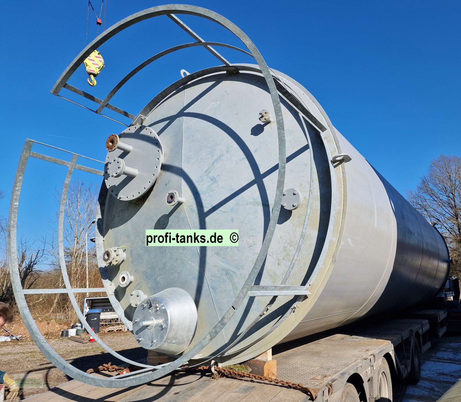 Lagertank des Typs Sonstige S58 gebrauchter 67.000 L Stahltank innen beschichtet Wassertank Lagertank Silo, Gebrauchtmaschine in Hillesheim (Bild 9)