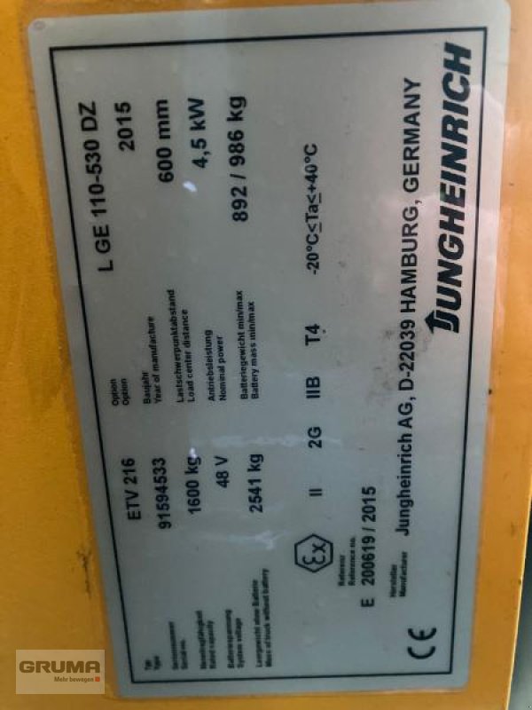 Lagertechnik & Kommissionieren Türe ait Jungheinrich ETV216, Gebrauchtmaschine içinde Friedberg-Derching (resim 7)