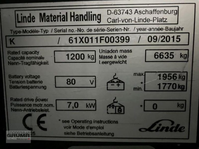 Lagertechnik & Kommissionieren des Typs Linde K-Schwenkschubgabel 011, Gebrauchtmaschine in Friedberg-Derching (Bild 1)