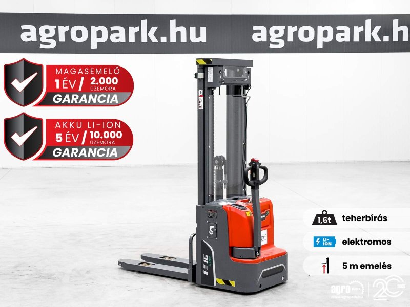 Lagertechnik & Stapeln типа Heli 1,6 ton high-performance Li-ion electric pedestrian pallet stacker stacker with 5 meter lift, Gebrauchtmaschine в Csengele