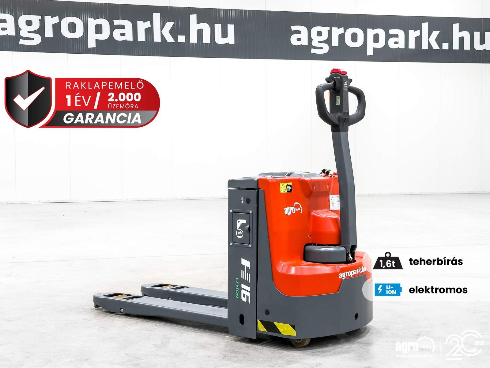 Lagertechnik & Stapeln типа Heli 1,6 ton high-performance Li-ion electric pedestrian pallet truck, Gebrauchtmaschine в Csengele (Фотография 1)