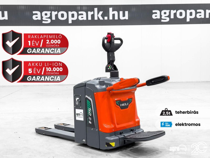 Lagertechnik & Stapeln типа Heli 2,5 ton high-performance Li-ion electric pallet truck with folding platform, Gebrauchtmaschine в Csengele
