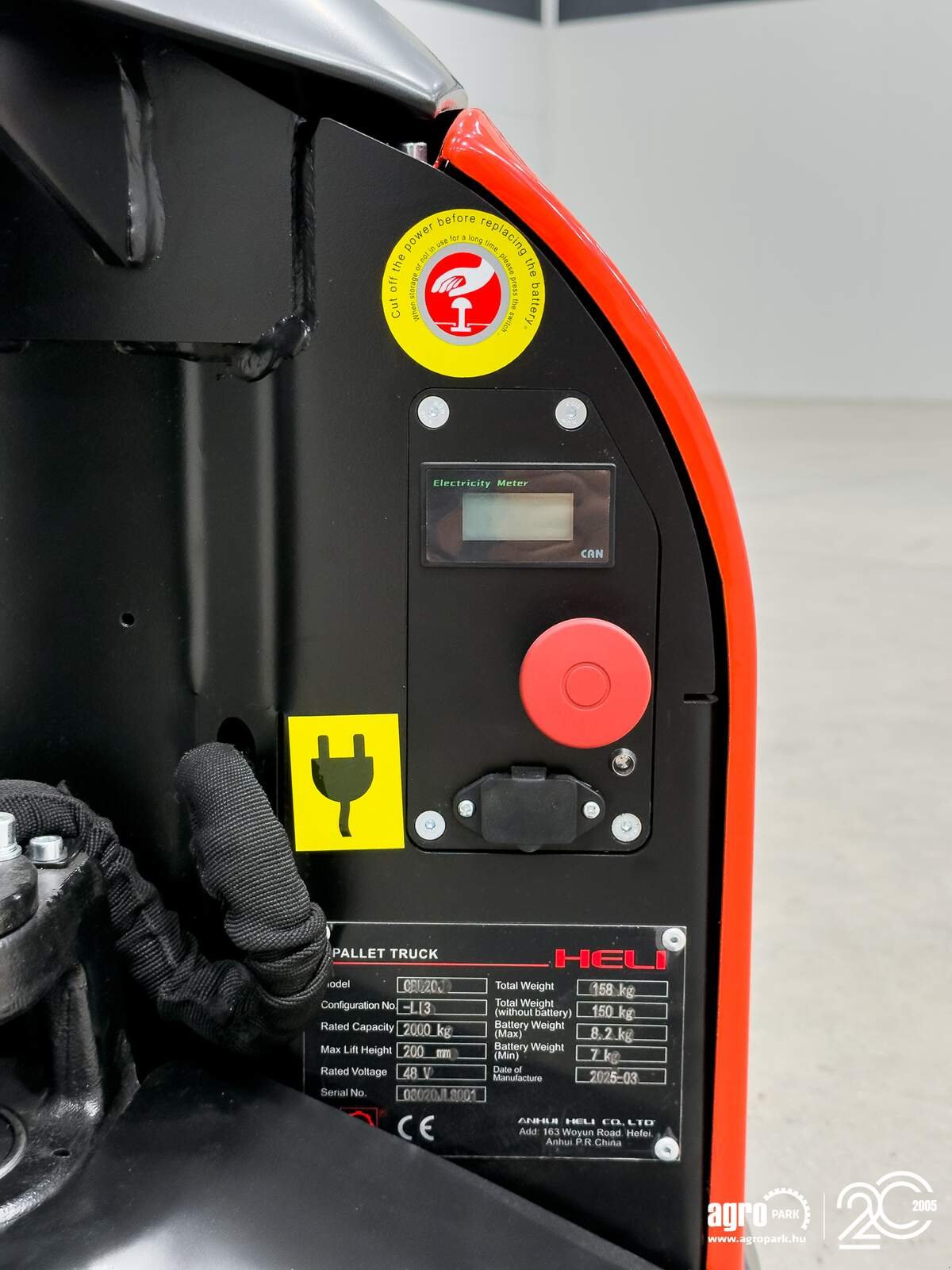 Lagertechnik & Stapeln типа Heli 2 ton Li-ion electric pedestrian pallet truck, Gebrauchtmaschine в Csengele (Фотография 29)