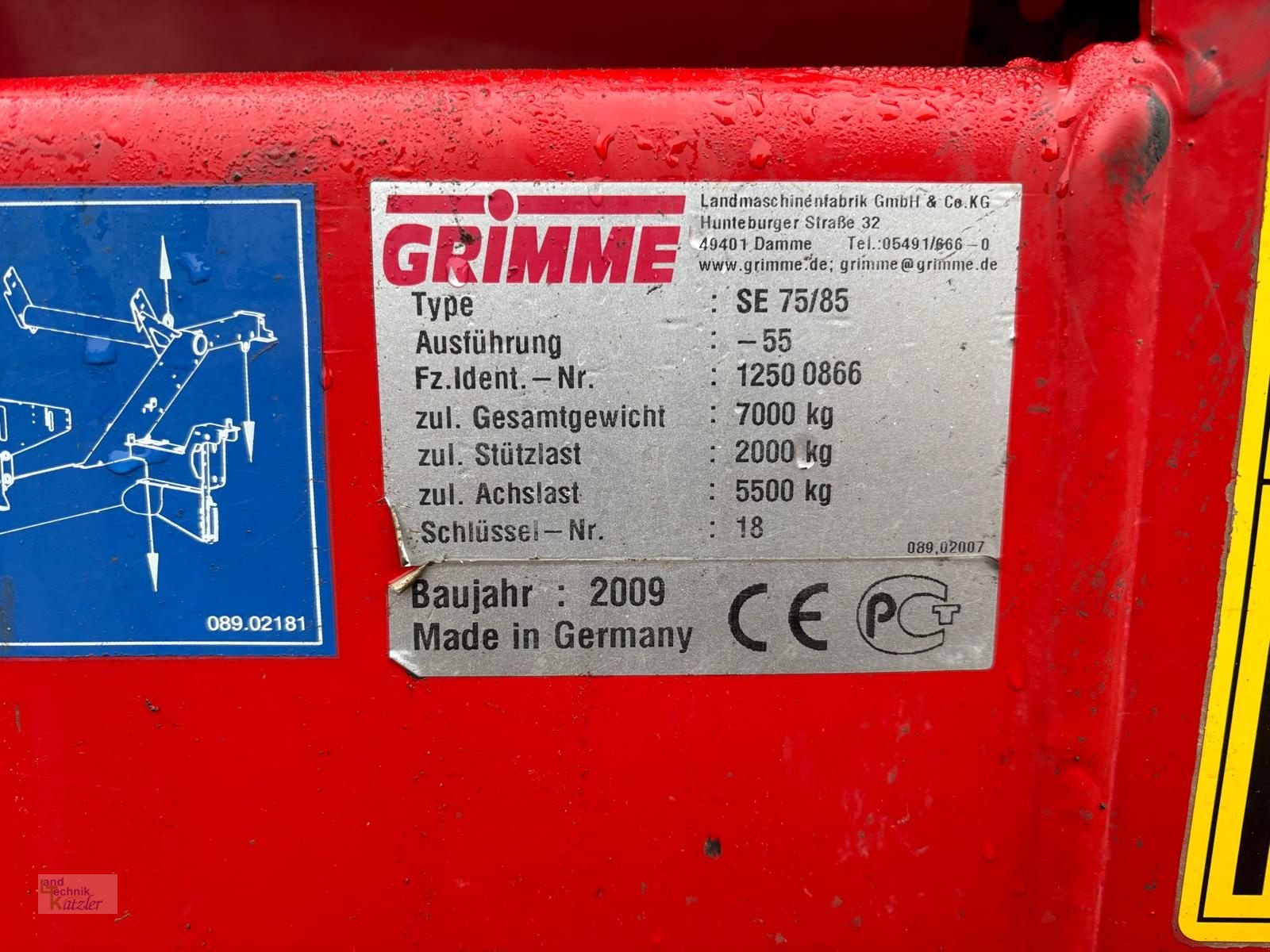 Lagertechnik del tipo Grimme SE 75 - 55, Gebrauchtmaschine en Deutsch-Wagram (Imagen 9)