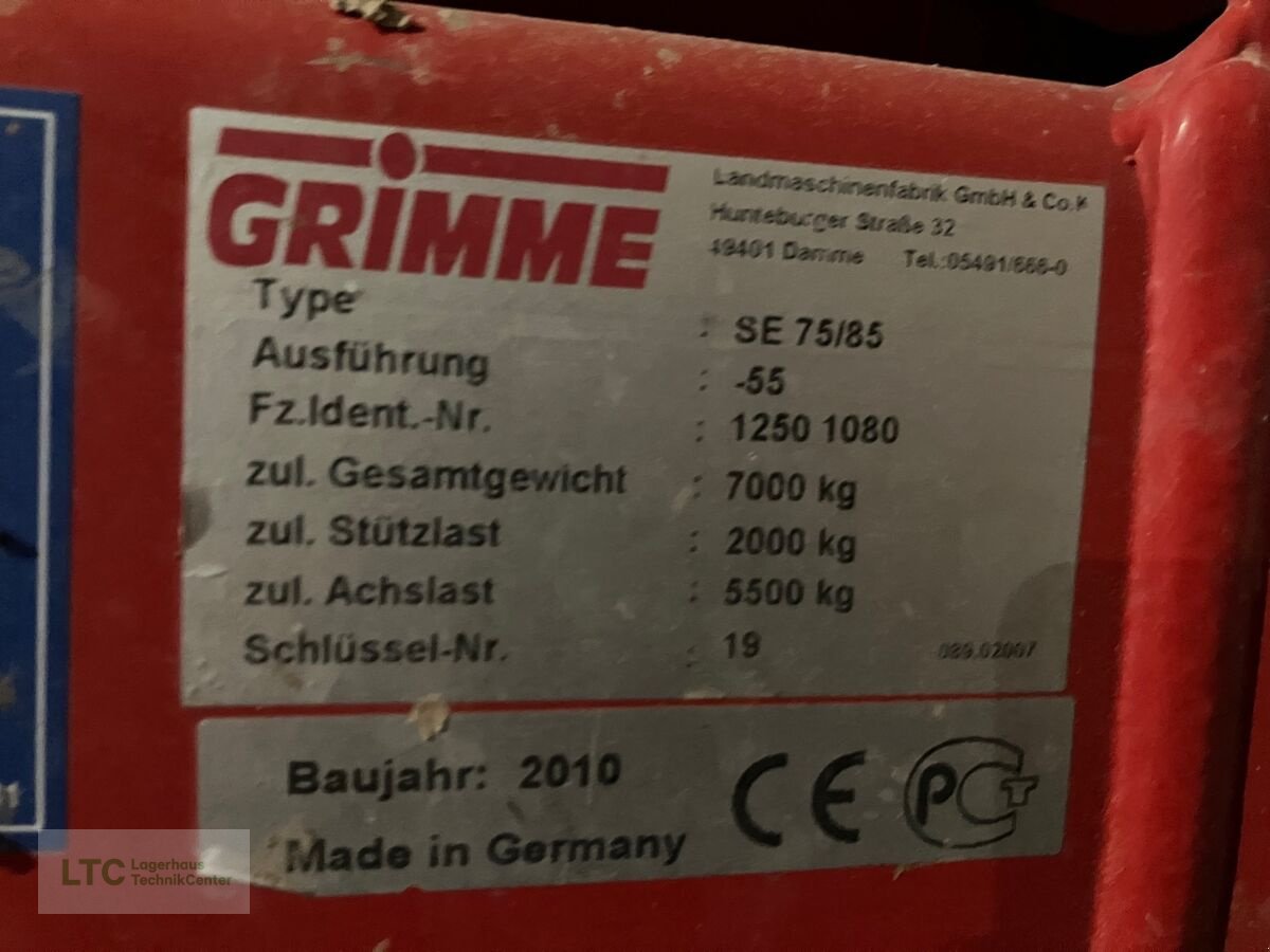 Lagertechnik des Typs Grimme SE 75 /85, Gebrauchtmaschine in Korneuburg (Bild 5)