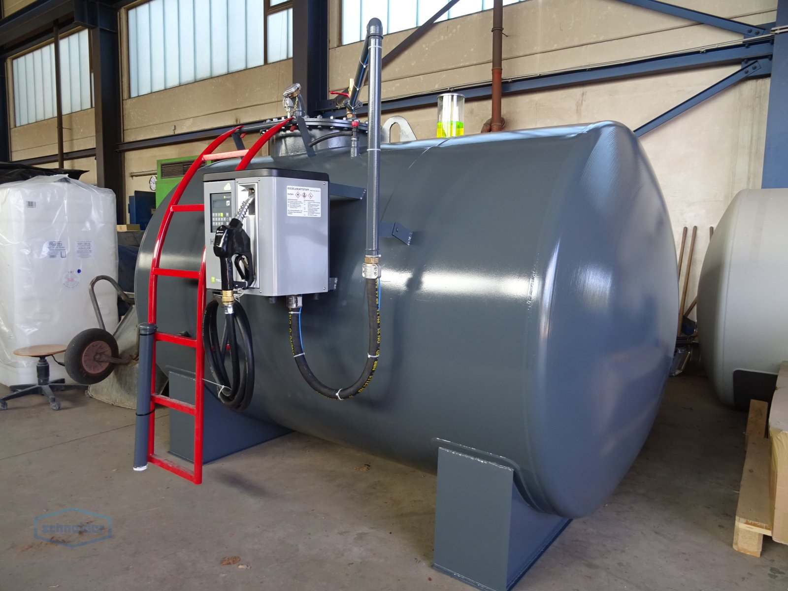 Lagertechnik des Typs Schneider Dieseltankstelle Heimtankstelle Zapfpumpe mit Datenerfassung, Neumaschine in Söhrewald (Bild 2)