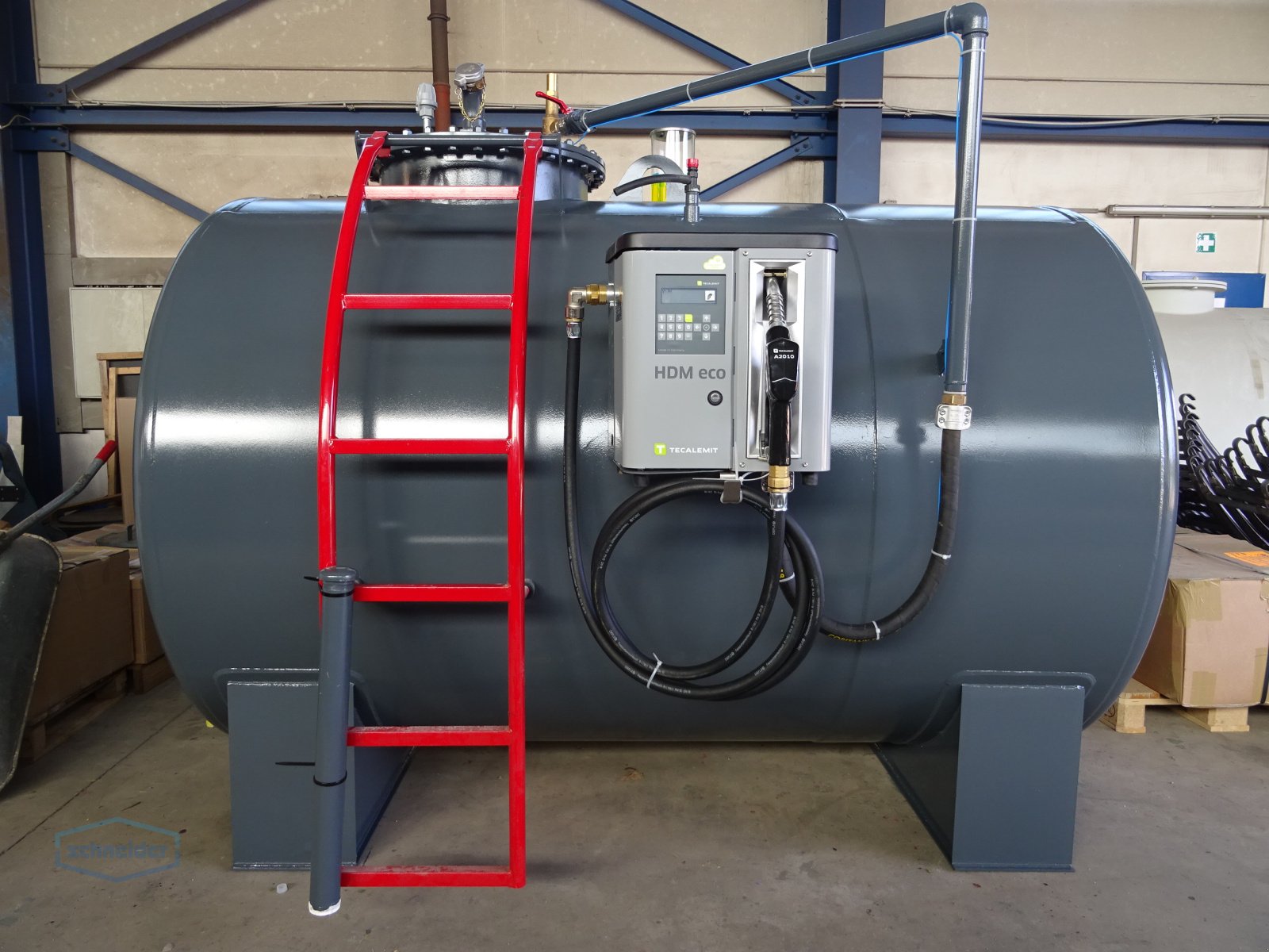 Lagertechnik des Typs Schneider Dieseltankstelle Heimtankstelle Zapfpumpe mit Datenerfassung, Neumaschine in Söhrewald (Bild 4)