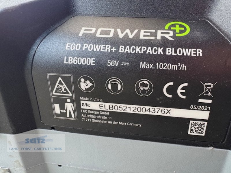 Laubsauggerät & Blasgerät van het type EGO LB6000E, Neumaschine in Lindenfels-Glattbach (Foto 4)