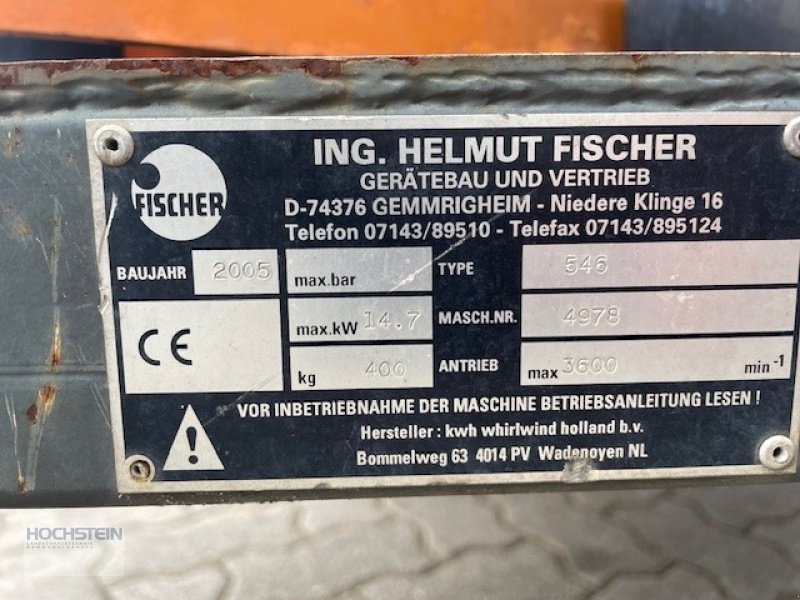 Laubsauggerät & Blasgerät des Typs Fischer F546, Gebrauchtmaschine in Heidelberg - Rohrbach Süd (Bild 8)