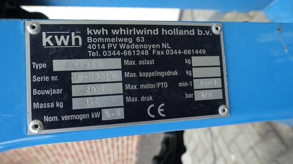Laubsauggerät & Blasgerät типа Sonstige KWH KWBB80 Bladblazer, Gebrauchtmaschine в IJsselmuiden (Фотография 5)