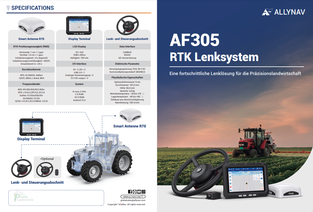 Lenksystem от тип Allynav AF305, Neumaschine в Bad Kötzting (Снимка 1)