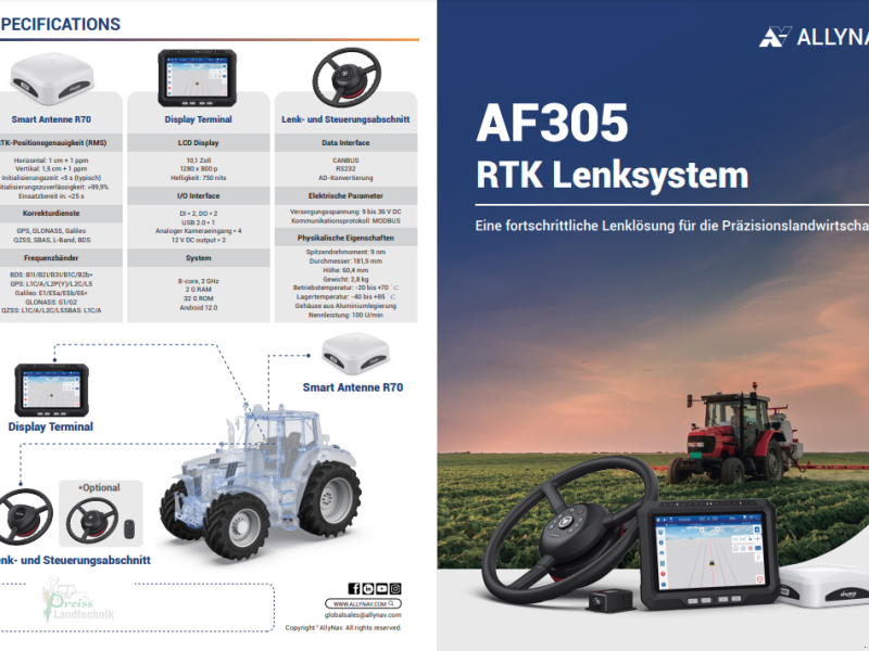 Lenksystem типа Allynav AF305, Neumaschine в Bad Kötzting (Фотография 1)