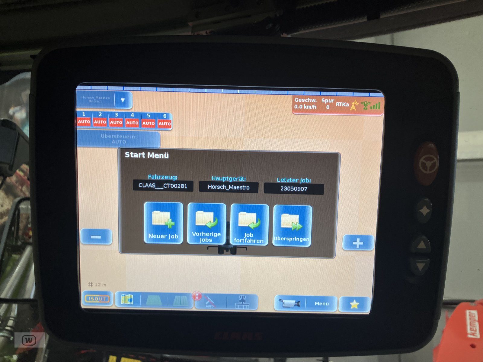 Lenksystem des Typs CLAAS GPS PILOT S10 RTK NET, Neumaschine in Zell an der Pram (Bild 1)