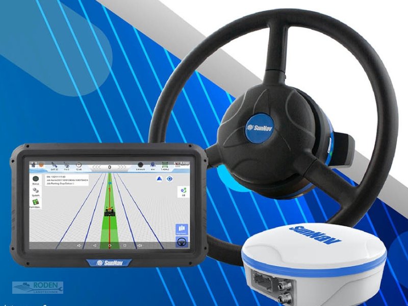 Lenksystem типа SunNav AG 400 RTK-Lenksystem, Neumaschine в Lensahn (Фотография 1)