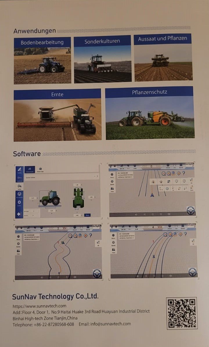 Lenksystem van het type SunNav Navigation AG 500, Neumaschine in Waldburg (Foto 19)