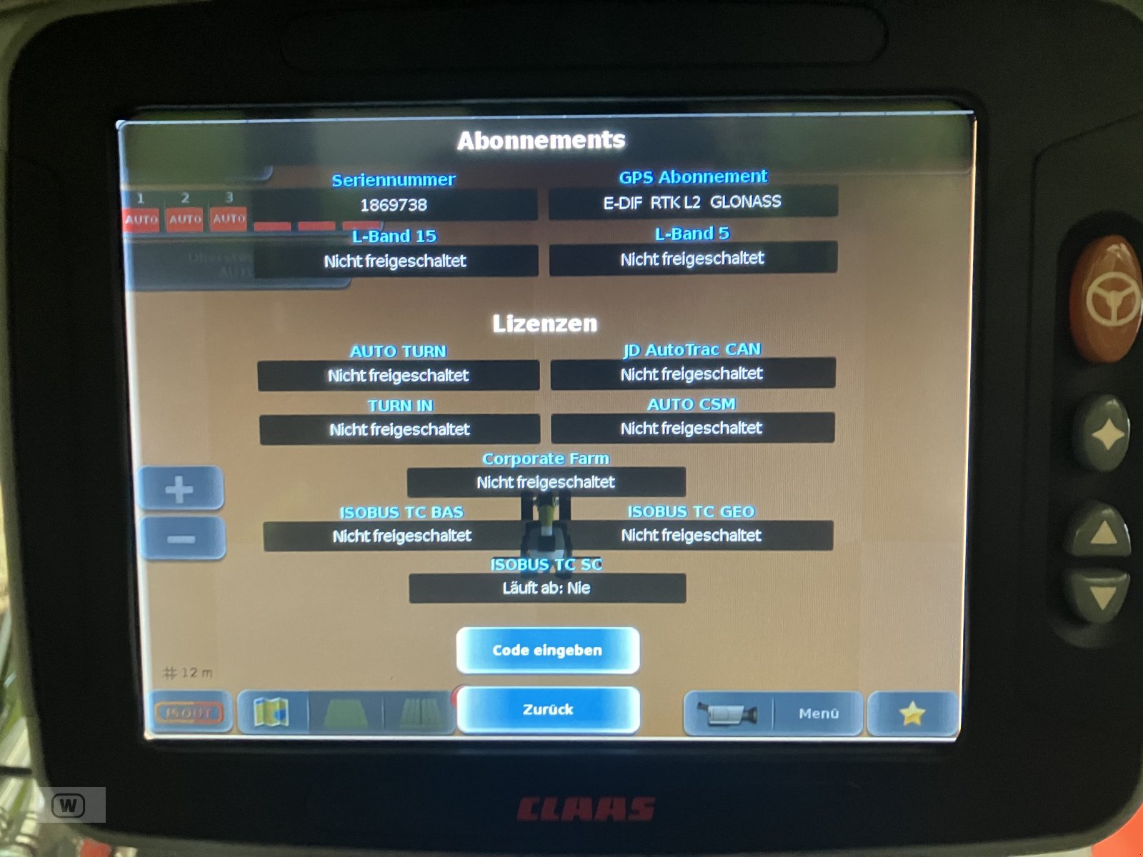 Lenksytem tipa CLAAS GPS PILOT S10 RTK NET, Neumaschine u Zell an der Pram (Slika 2)