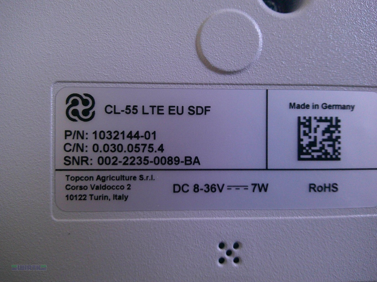 Lenksytem типа Topcon Spurführsystem-Empfänger CL-55 LTE EU SDF, Neumaschine в Buchdorf (Фотография 3)