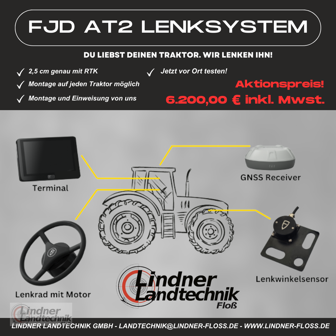 Lenksyteme & Maschinenautomatisierung del tipo FJ Dynamics AT2 RTK Lenksystem, Neumaschine en Floss (Imagen 2)
