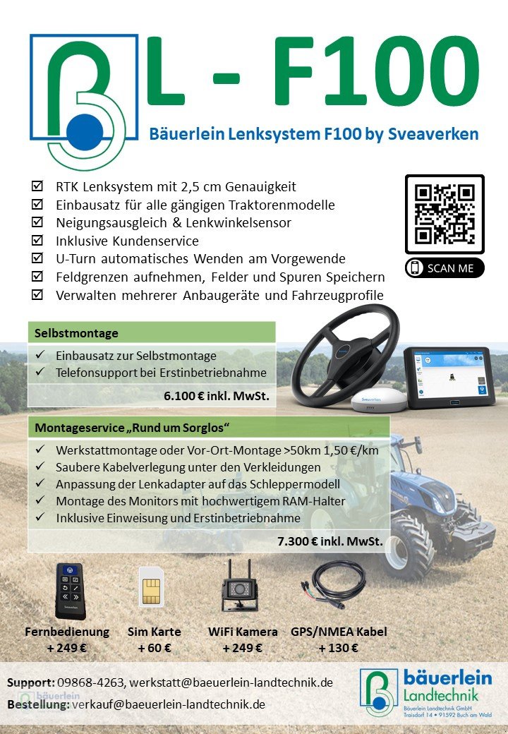 Lenksyteme & Maschinenautomatisierung des Typs SVEAVERKEN BL-F100, Neumaschine in Buch am Wald (Bild 3)