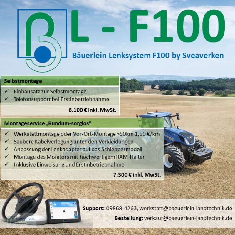 Lenksyteme & Maschinenautomatisierung des Typs SVEAVERKEN BL-F100, Neumaschine in Buch am Wald (Bild 1)