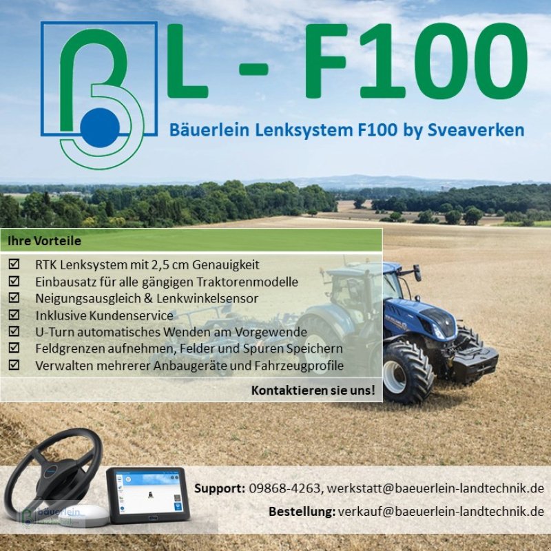 Lenksyteme & Maschinenautomatisierung des Typs SVEAVERKEN BL-F100, Neumaschine in Buch am Wald (Bild 2)