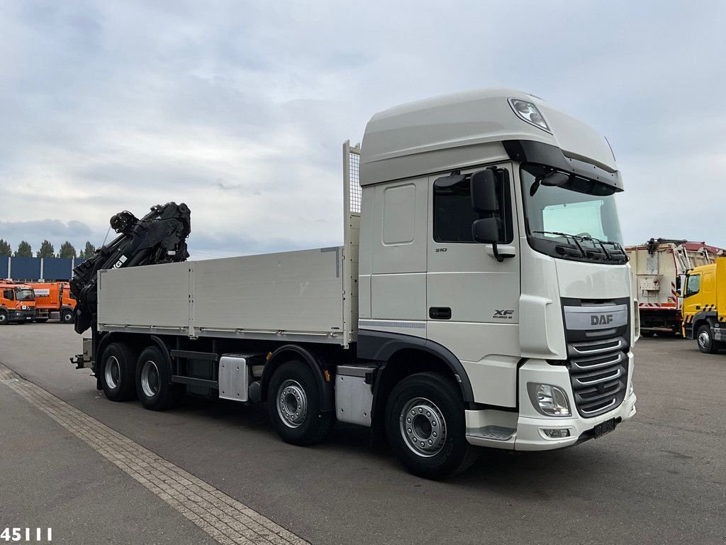 LKW Türe ait DAF FAD XF 510 Euro 6 Intarder MKG 29 Tonmeter laadkraan+Fly-Jib! Ju, Gebrauchtmaschine içinde ANDELST (resim 9)