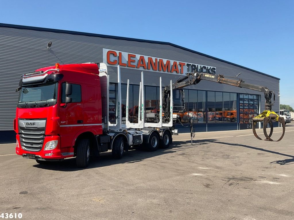 LKW des Typs DAF FAD XF 530 8x4 Holzkran, Gebrauchtmaschine in ANDELST (Bild 1)