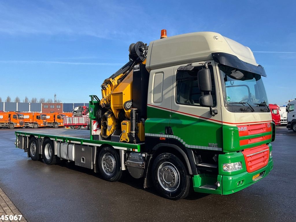 LKW Türe ait DAF FAX 85 CF 410 HMF 85 Tonmeter laadkraan + Fly-jib, Gebrauchtmaschine içinde ANDELST (resim 3)