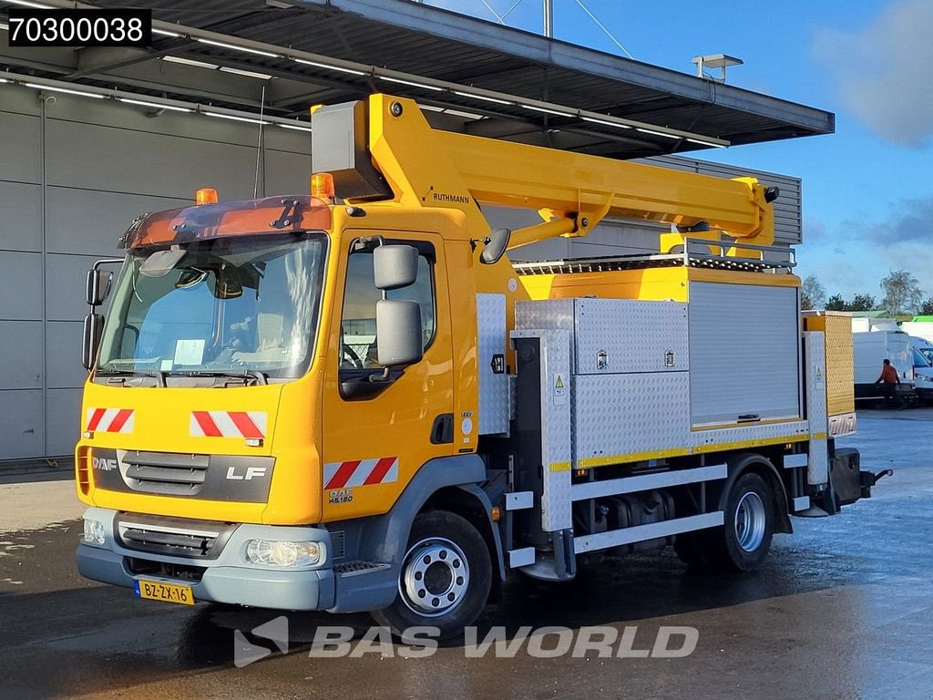 LKW Türe ait DAF LF45.180 LF 4X2 NL-Truck Ruthmann 18mtr Aerial platform Hubarbei, Gebrauchtmaschine içinde Veghel (resim 7)