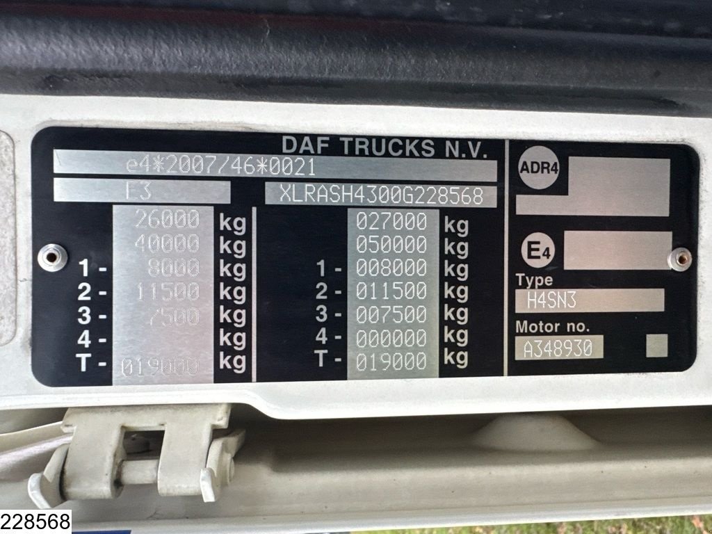 LKW des Typs DAF XF 480 6x2, EURO 6, Jumbo, Combi, Retarder, Gebrauchtmaschine in Ede (Bild 8)