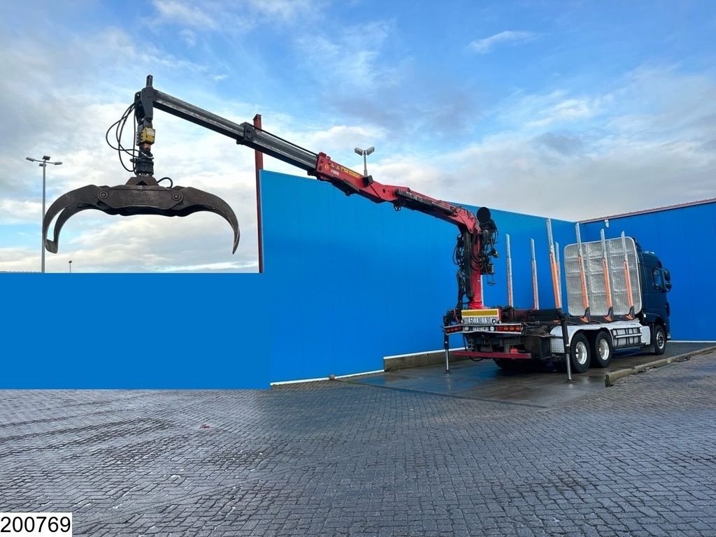 LKW des Typs DAF XF 530 6x4, Wood transport, Retarder, Loglift ET450, Gebrauchtmaschine in Ede (Bild 4)