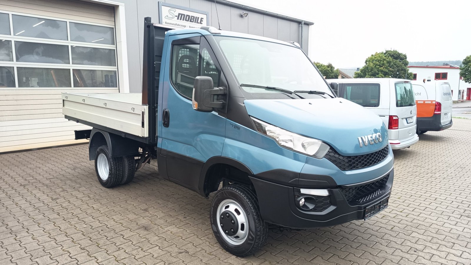 LKW Türe ait Iveco Daily Achteitner 4x4 Allrad Klima 3-Sitzer Pritsche, Gebrauchtmaschine içinde Heßles (resim 3)