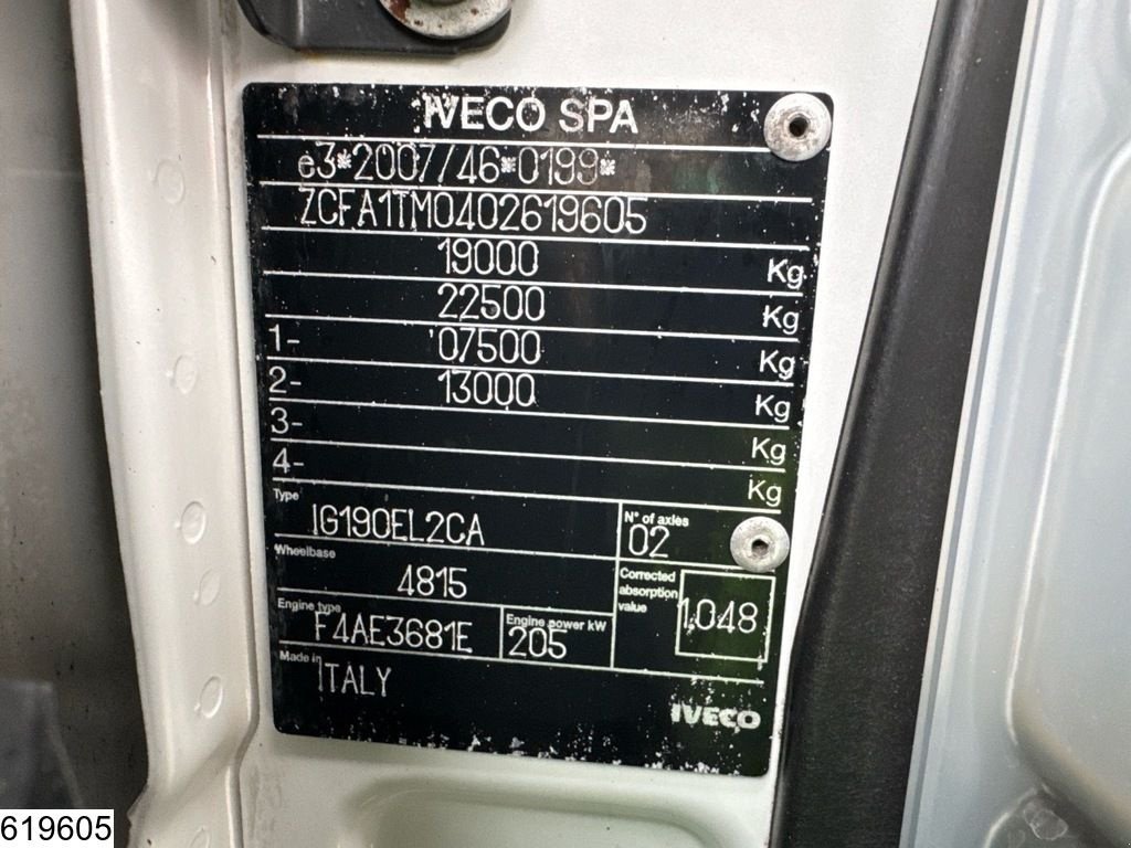 LKW des Typs Iveco Eurocargo 190EL28 EURO 5, Gebrauchtmaschine in Ede (Bild 8)