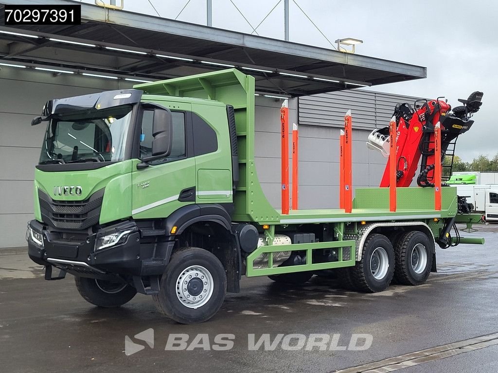 LKW des Typs Iveco T-Way 450 6X6 UNUSED! Palfinger Q150Z Crane Retarder Holztranspo, Neumaschine in Veghel (Bild 9)