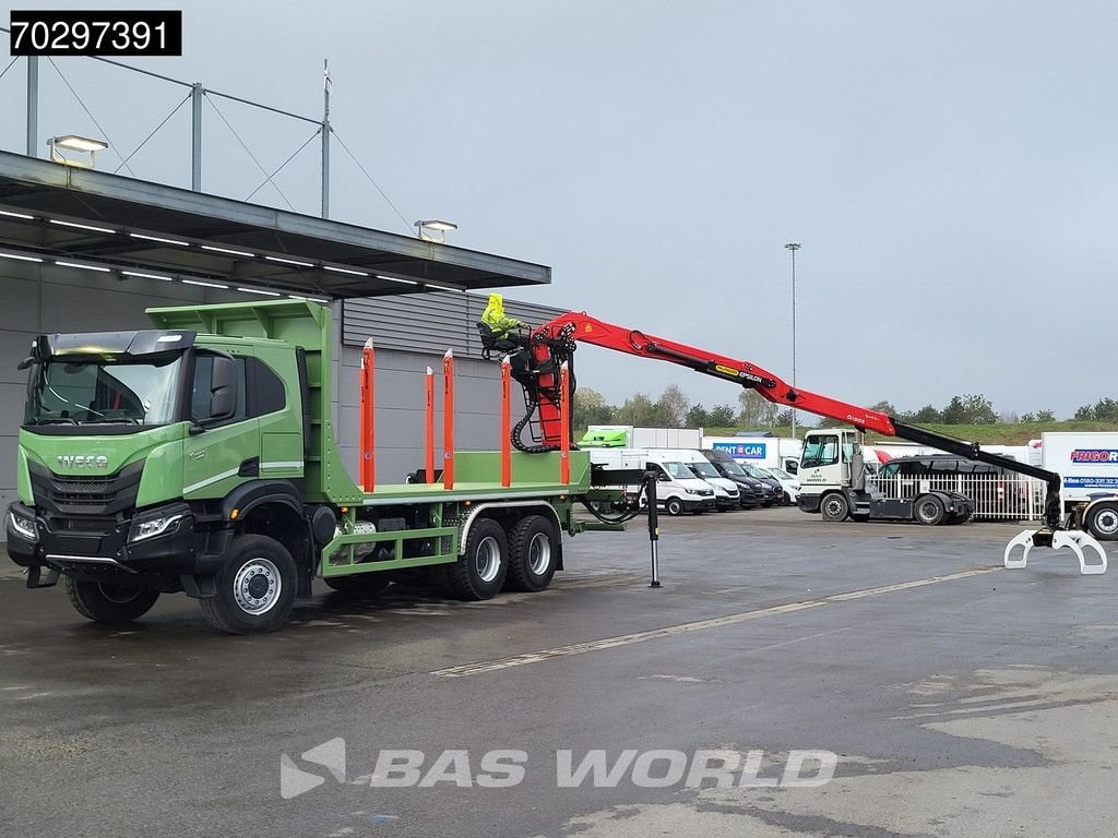 LKW des Typs Iveco T-Way 450 6X6 UNUSED! Palfinger Q150Z Crane Retarder Holztranspo, Neumaschine in Veghel (Bild 7)