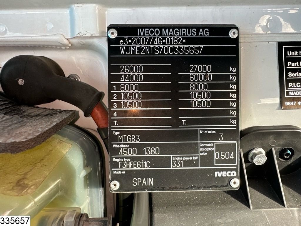 LKW typu Iveco Trakker 450 6X4, EURO 6, Steel suspension, Gebrauchtmaschine v Ede (Obrázek 8)