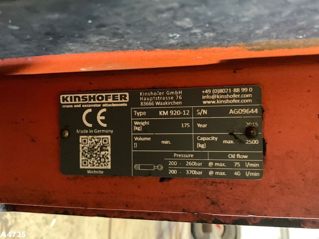 LKW typu Kinshofer KM 920-12 opname block, Gebrauchtmaschine w ANDELST (Zdjęcie 7)