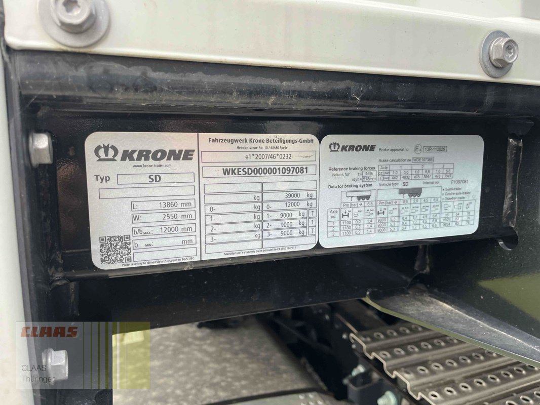 LKW типа Krone Planensattel, Gebrauchtmaschine в Vachdorf (Фотография 6)