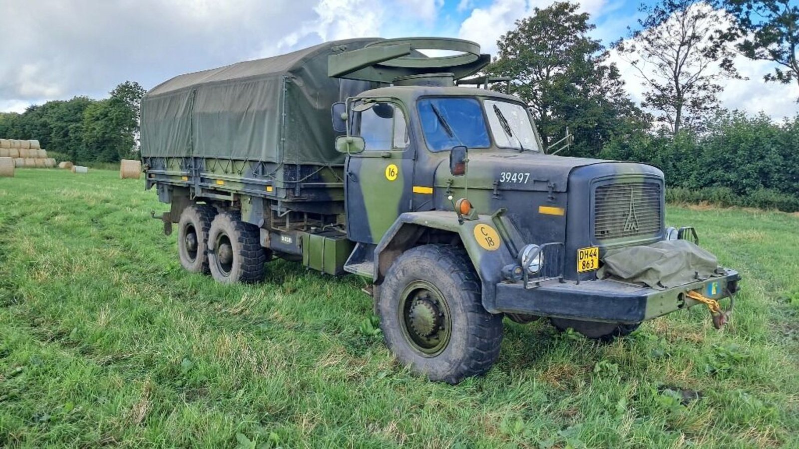 LKW от тип Magirus Deutz 178 D 15 AL 6x6 Veteran Lastbil, Gebrauchtmaschine в Rødovre (Снимка 2)