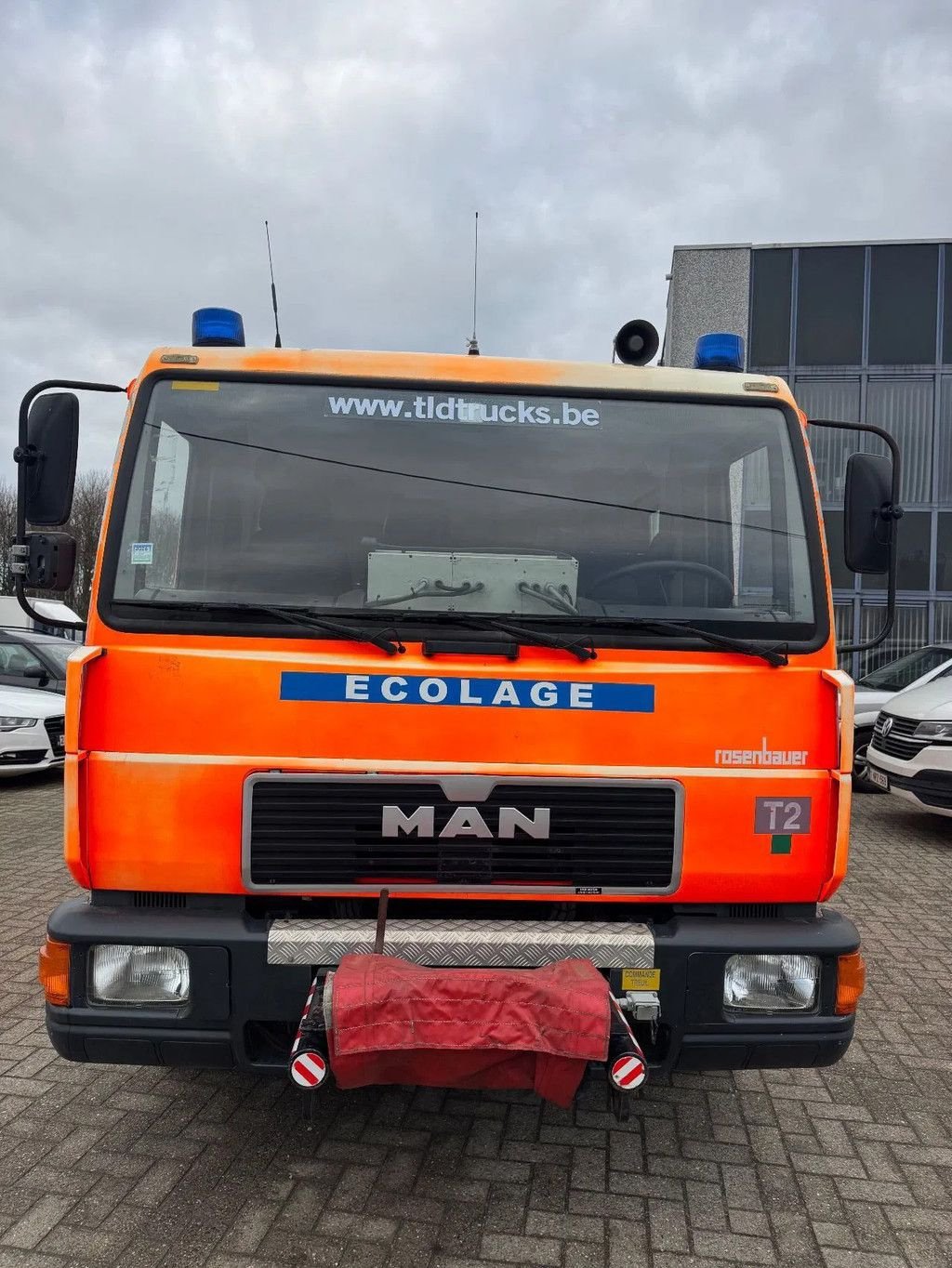 LKW del tipo MAN 10.163 **FIRETRUCK-POMPIER+WINCH**, Gebrauchtmaschine In Kessel (Immagine 2)